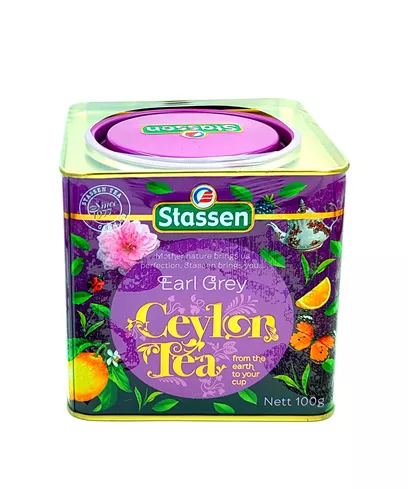 EARL GREY BLACK TEA TIN 100G