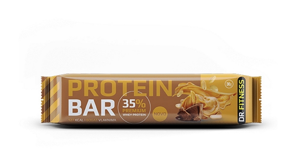 Protein bar 32%  kikiriki i komadići crne čokolade