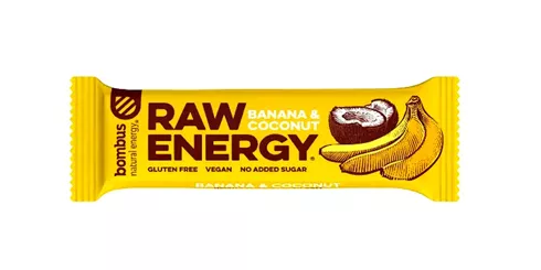 BOMBUS RAW BANANA&KOKOS 50G